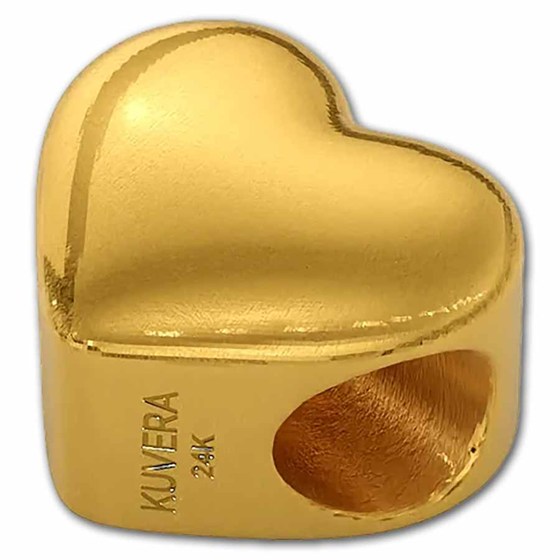 Kuvera 24K Heart Charm