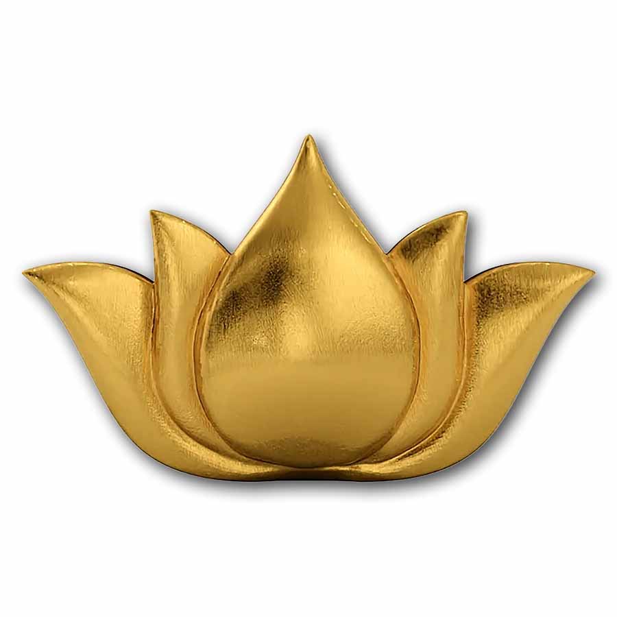 Kuvera 24K Lotus Charm