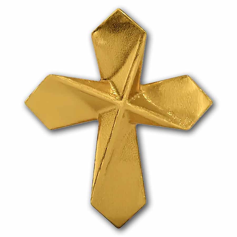 Kuvera 24K Cross Charm