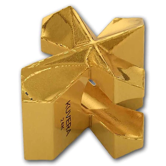 Kuvera 24K Cross Charm