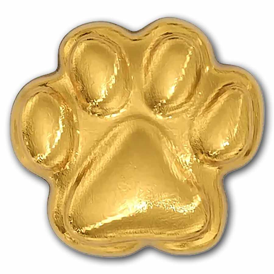 Kuvera 24K Dog Paw Charm