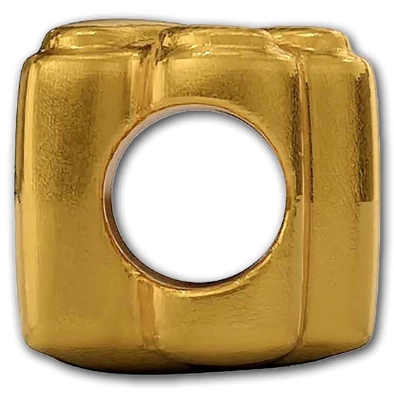 Kuvera 24K Dog Paw Charm