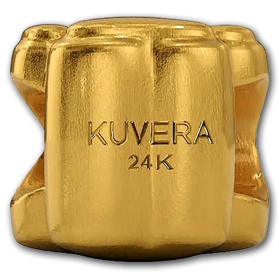 Kuvera 24K Dog Paw Charm