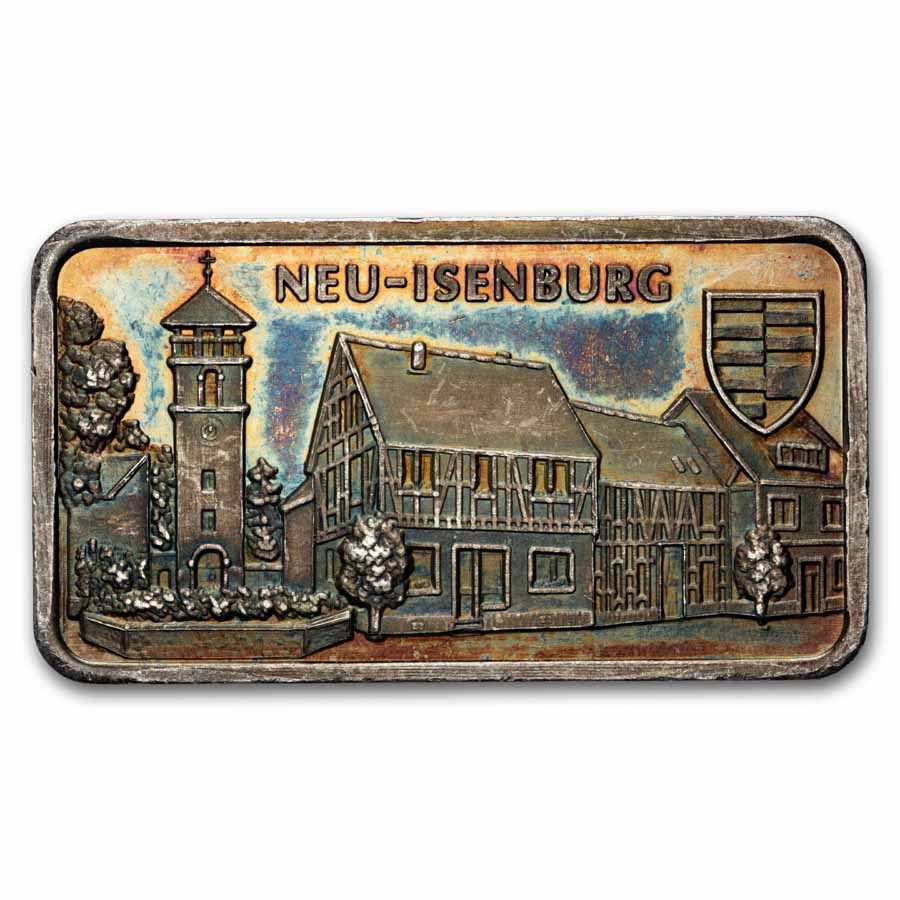 1 oz Silver Bar - Vintage Heraeus (Random Motif)