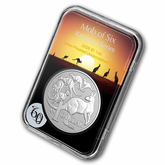 2026 Australia 1 oz Silver $1 Kangaroo Frosted Uncirculated