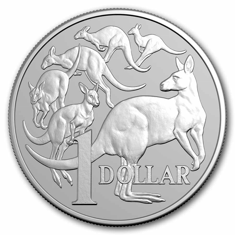 2026 Australia 1 oz Silver $1 Kangaroo Frosted Uncirculated