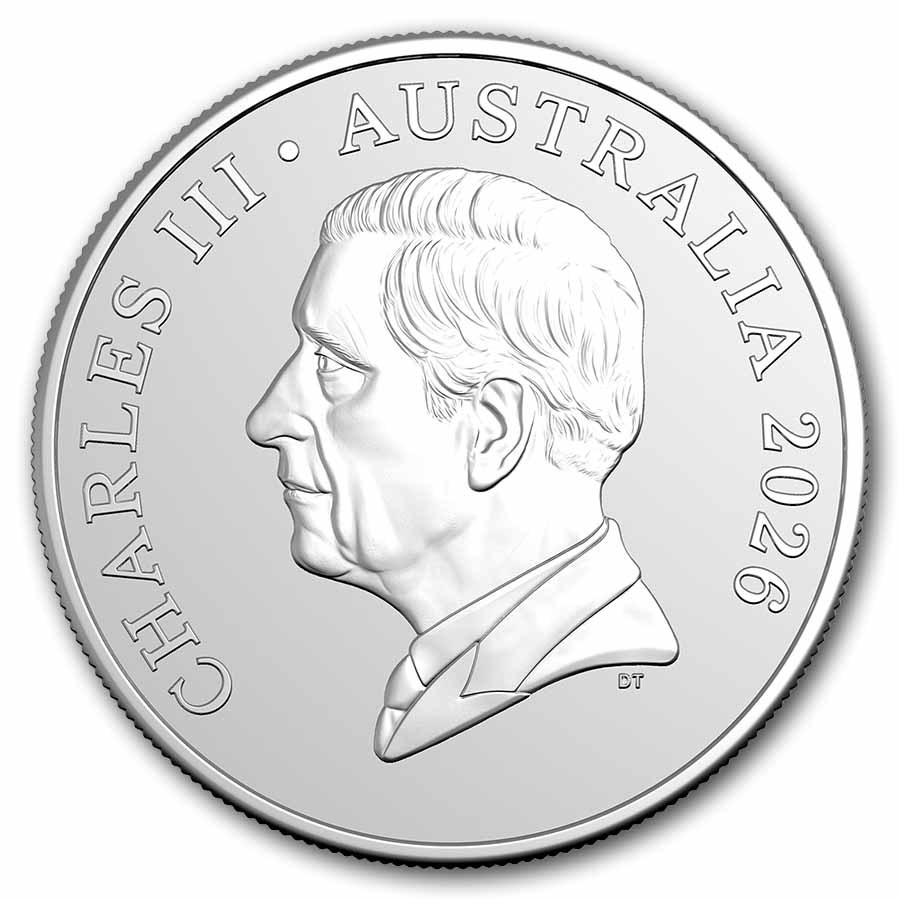 2026 Australia 1 oz Silver $1 Kangaroo Frosted Uncirculated