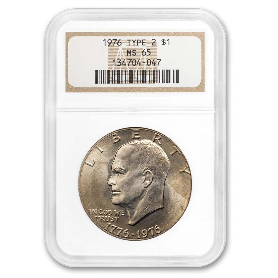 1976 Eisenhower Dollar Type-II MS-65 NGC