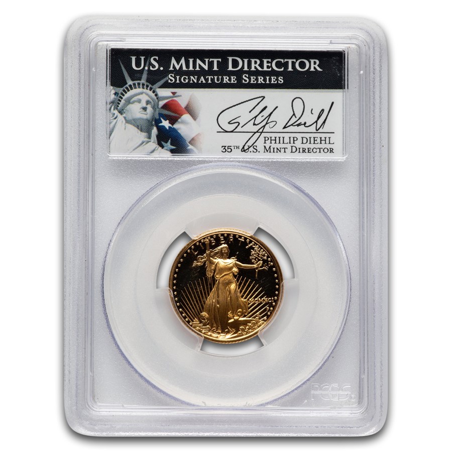 1991-P 1/4 oz Proof American Gold Eagle PR-70 PCGS (Diehl)