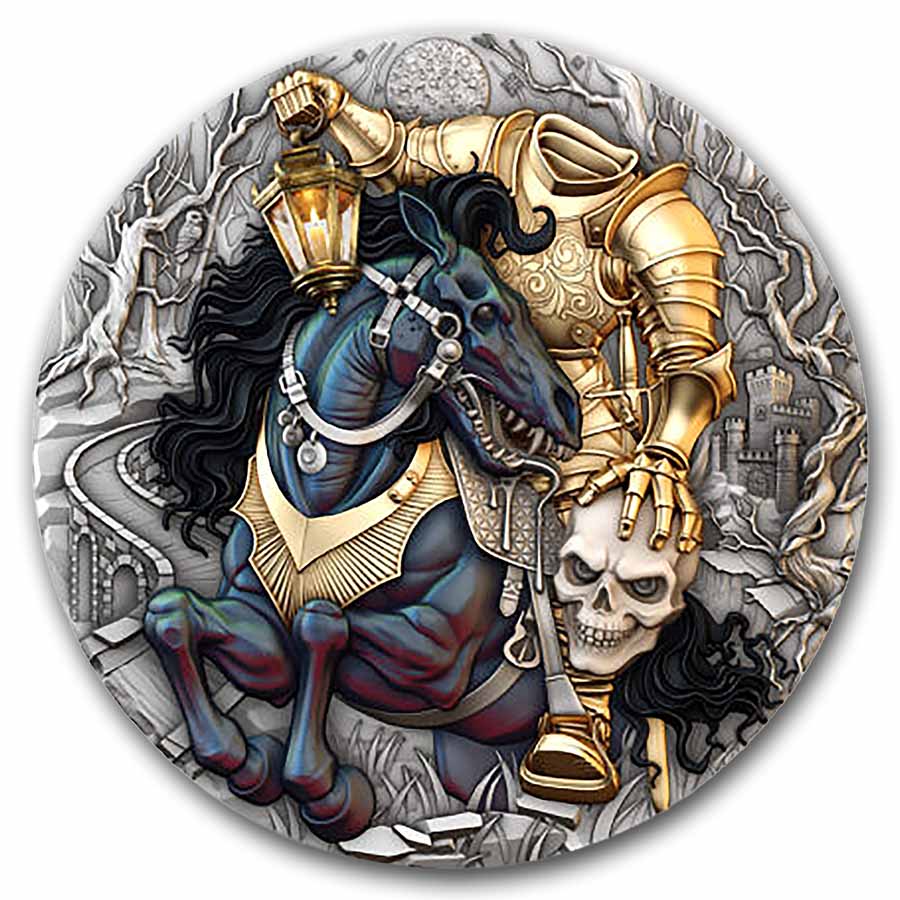 2026 Niue 2 oz Silver Headless Rider (Colorized) w/Box & COA