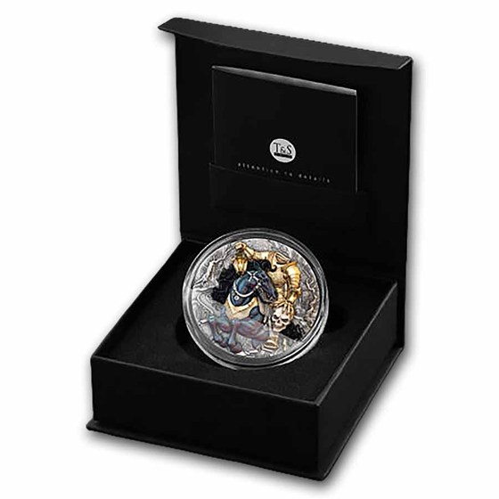 2026 Niue 2 oz Silver Headless Rider (Colorized) w/Box &amp; COA