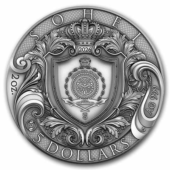 2026 Niue 2 oz Silver Sohei (Colorized) w/Box &amp; COA