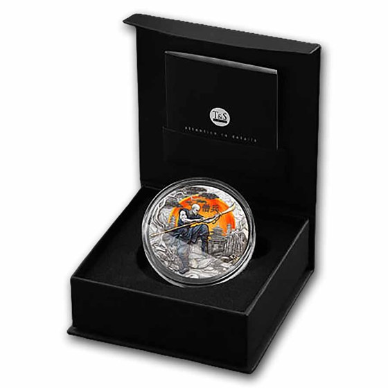 2026 Niue 2 oz Silver Sohei (Colorized) w/Box &amp; COA