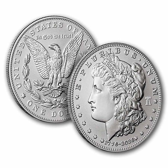 2026 Silver Morgan Dollar BU (250 Privy, Box &amp; COA)