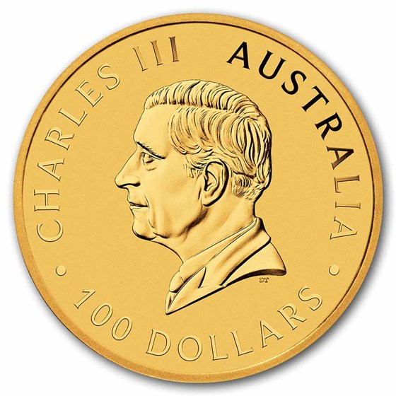 2026 AUS 1 oz Gold 10th Anniversary Colorized Swan (Box, COA)