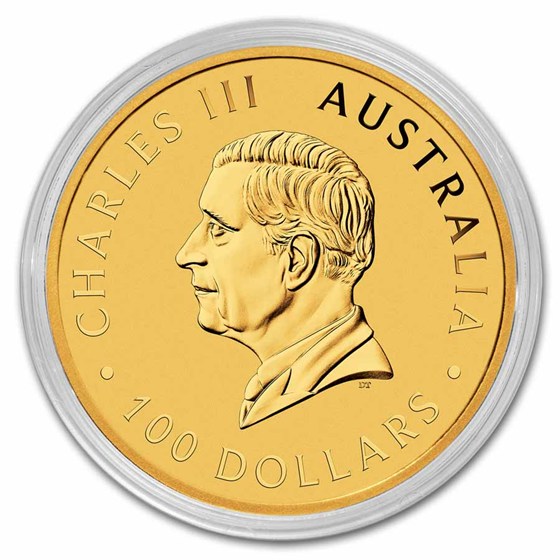 2026 AUS 1 oz Gold 10th Anniversary Colorized Swan (Box, COA)