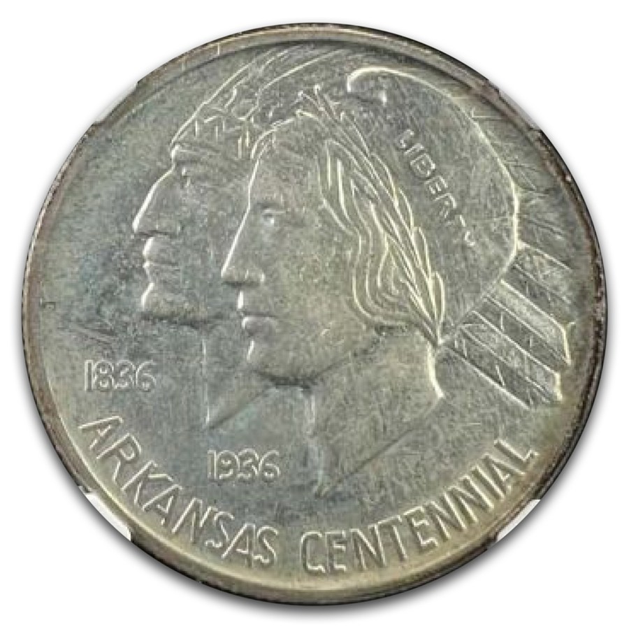 1939-D Arkansas Centennial Commemorative Half Dollar MS-65 NGC CA