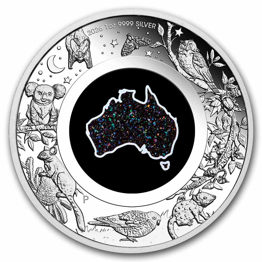 2026 AUS 1 oz Silver Matrix Opal Great Southern Land Proof