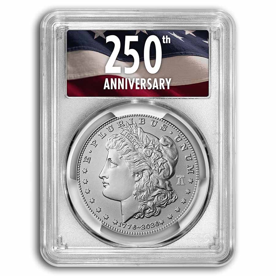 2026 Silver Morgan Dollar MS-70 PCGS (250 Privy, FDI, 250th)