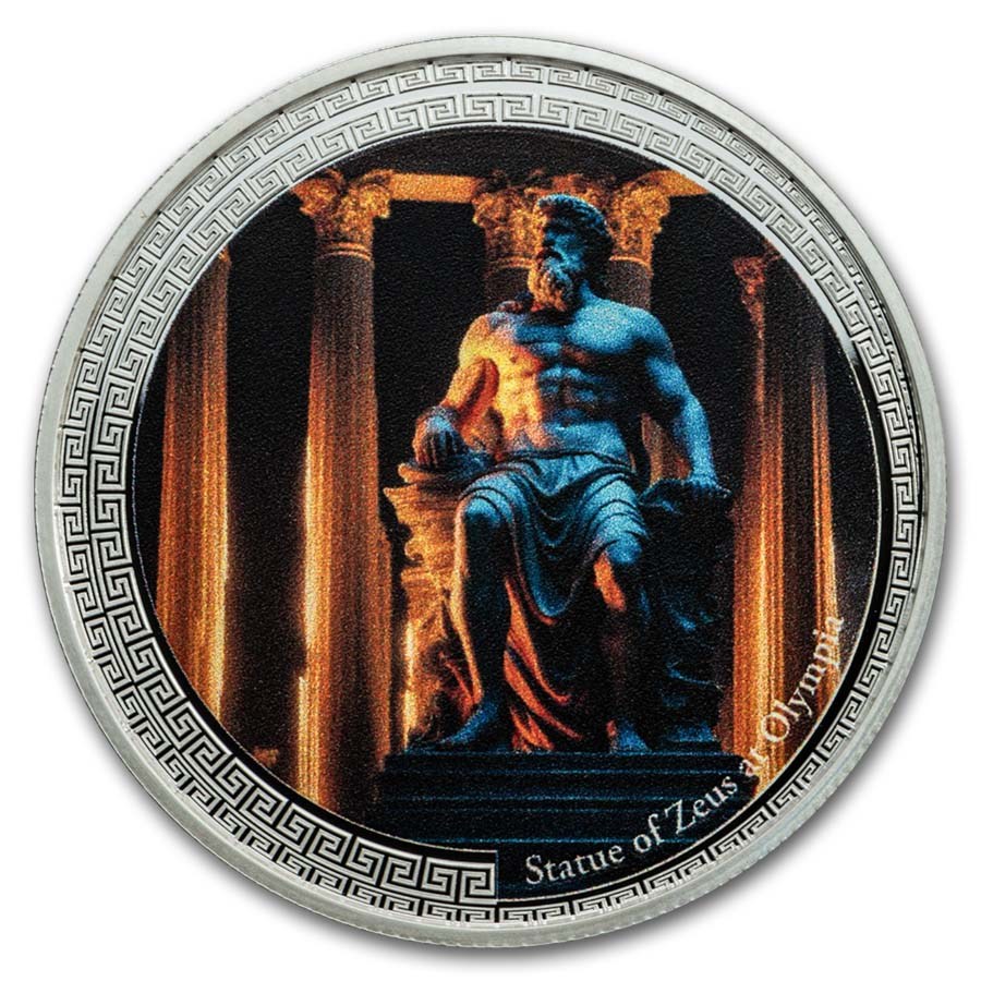 2026 Niue 1 oz Silver 7 Wonders of the Ancient World: Zeus