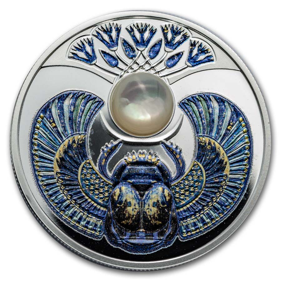 2026 Niue Silver Pearl Scarab Proof (w/ Box & COA)