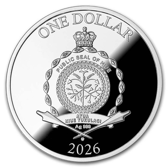 2026 Niue Silver Pearl Scarab Proof (w/ Box & COA)