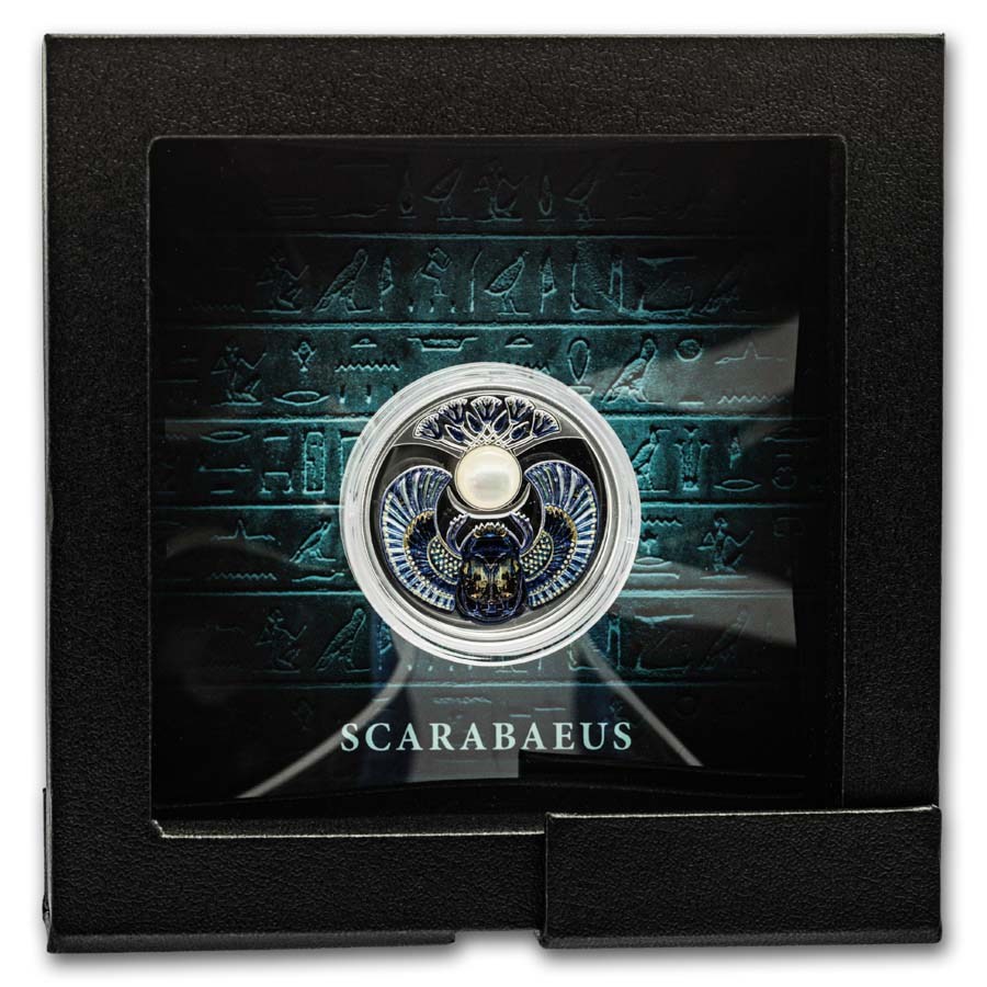 2026 Niue Silver Pearl Scarab Proof (w/ Box & COA)