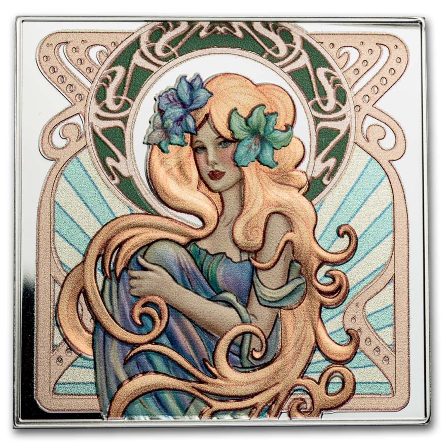 2026 Niue 1 oz Silver New Art: Art Nouveau (w/ Box & COA) 2026 Niue 1 oz Silver New Art: Art Nouveau (w/ Box & COA)