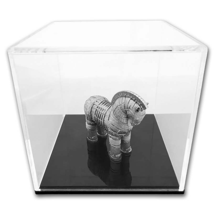 2026 Cameroon 2 oz Silver Trojan Horse 3D Coin (Box & COA)