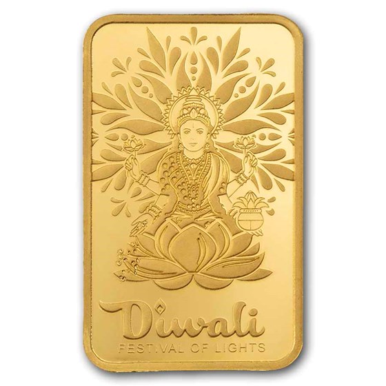 2026 5 gram Gold Bar - PAMP Lakshmi &amp; The Sacred Cow (In Assay)