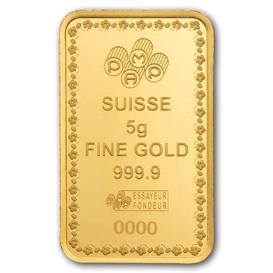 2026 5 gram Gold Bar - PAMP Lakshmi &amp; The Sacred Cow (In Assay)
