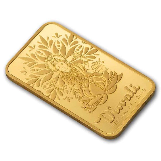 2026 5 gram Gold Bar - PAMP Lakshmi &amp; The Sacred Cow (In Assay)