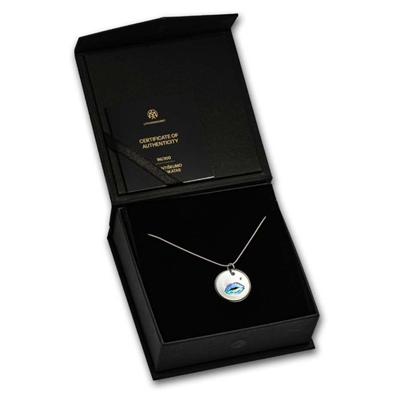2026 Niue Silver Blonde Kiss Coin Pendant (w/ Box &amp; COA)
