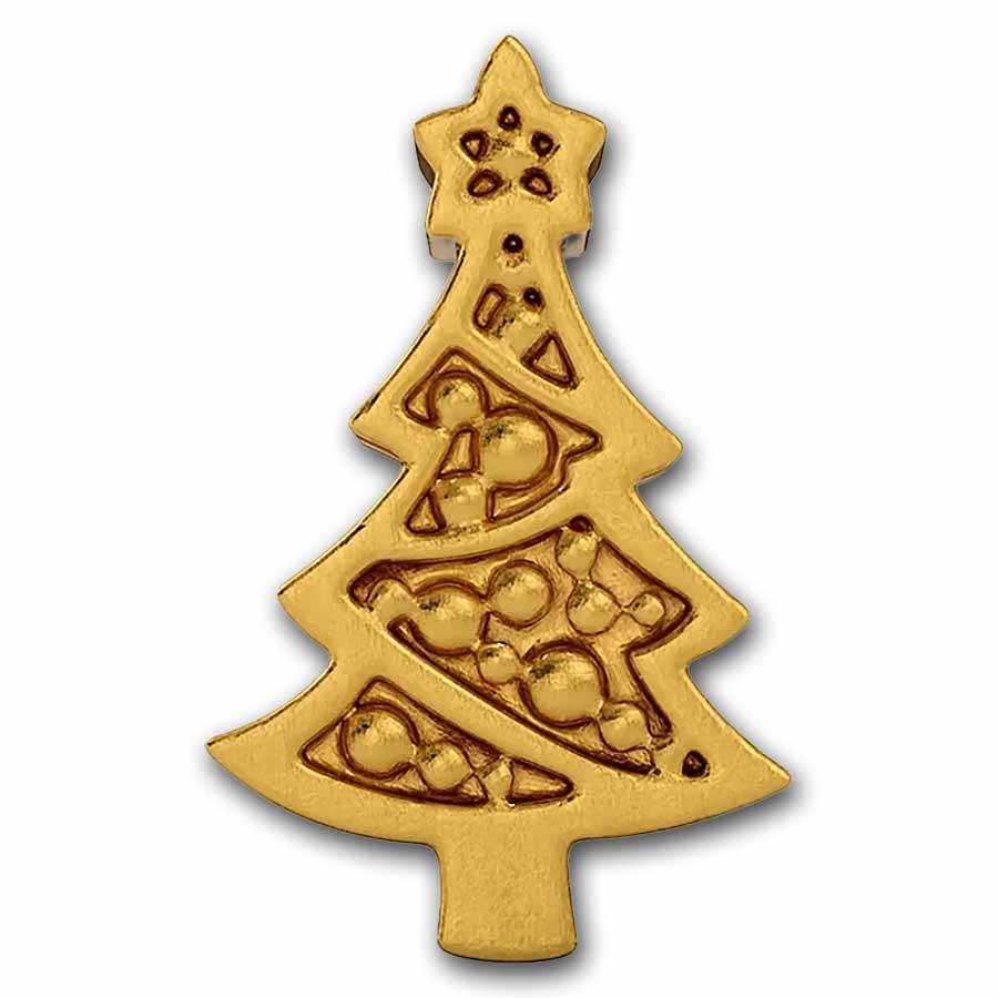 Kuvera 24K Christmas Tree Charm