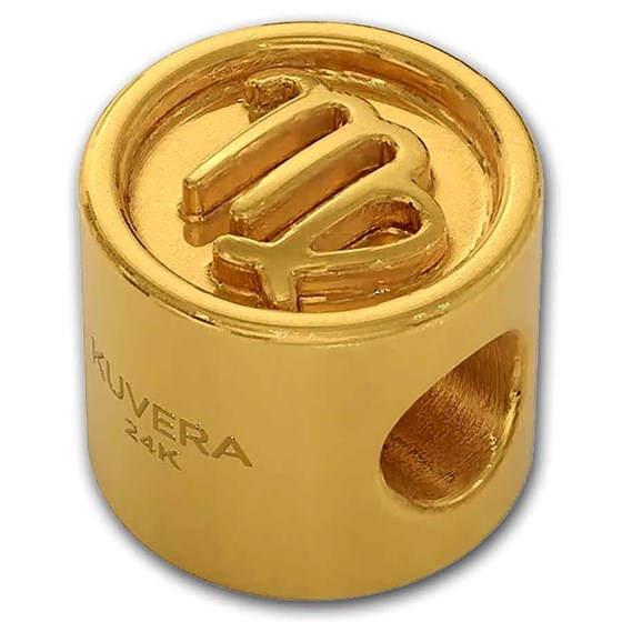 Kuvera 24K Zodiac Virgo Charm