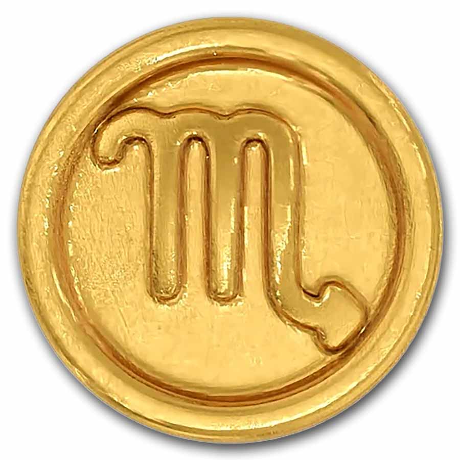 Kuvera 24K Zodiac Scorpio Charm