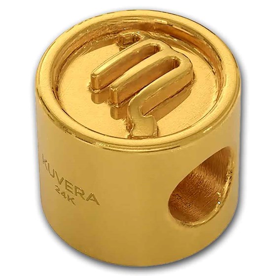 Kuvera 24K Zodiac Scorpio Charm