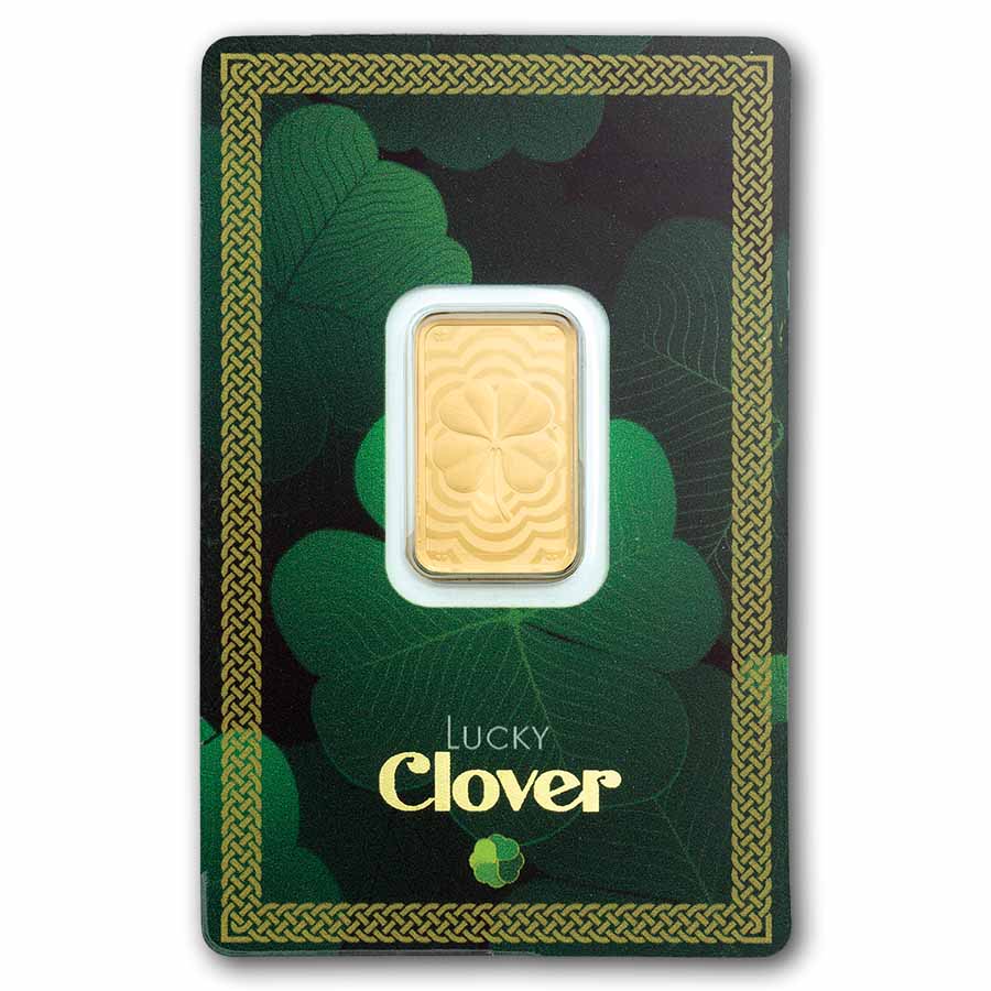 2026 5 gram Gold Bar - PAMP Suisse Lucky Clover (In Assay)