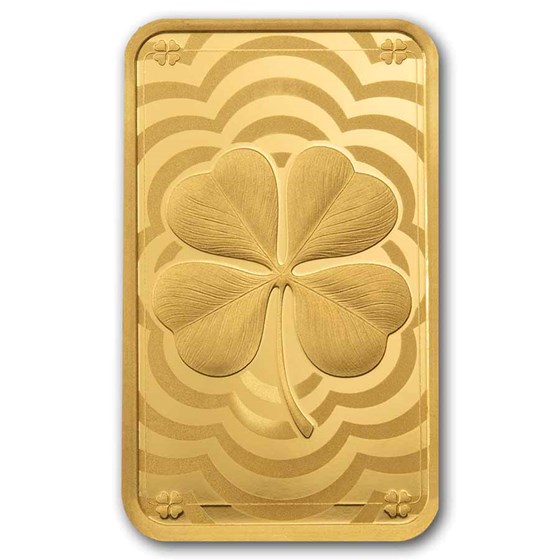 2026 5 gram Gold Bar - PAMP Suisse Lucky Clover (In Assay)