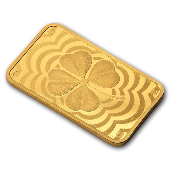 2026 5 gram Gold Bar - PAMP Suisse Lucky Clover (In Assay)