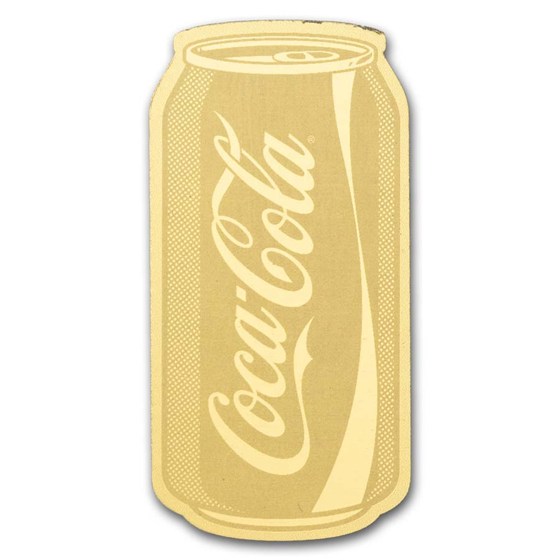 Coca-Cola® 1/1000 oz Gold Pop Art Can in Card