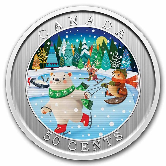 2026 Canada 50-Cent Lenticular Whimsical Winter Polar Bear