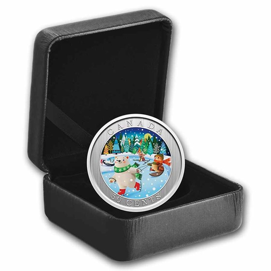 2026 Canada 50-Cent Lenticular Whimsical Winter Polar Bear
