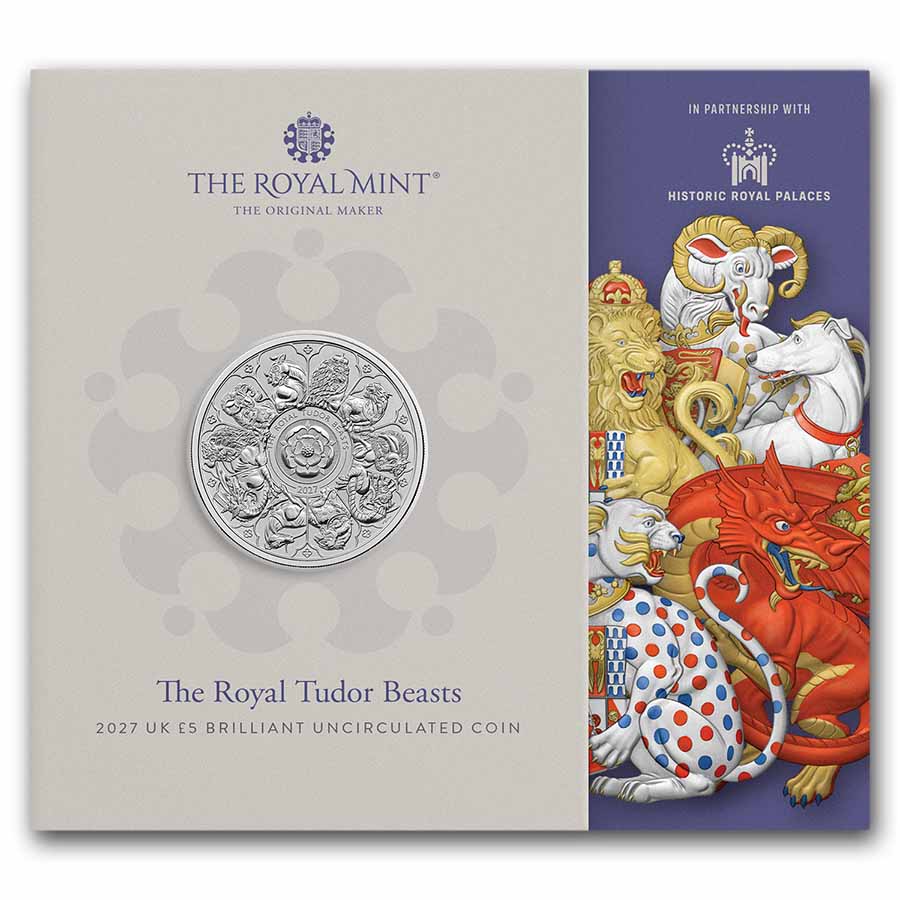 2027 GB Royal Tudor Beasts The Completer BU (w/ Display Card)