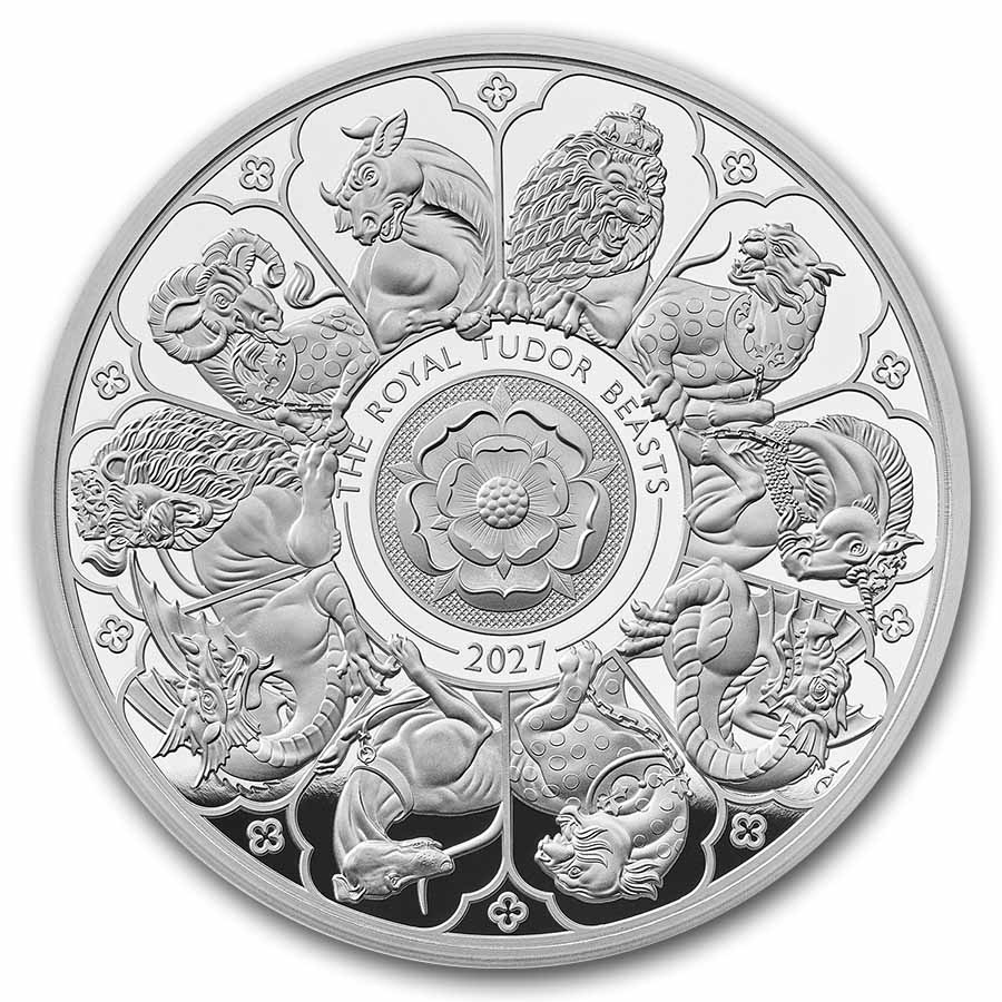 2027 GB Royal Tudor Beasts The Completer 1 oz Silver Proof Coin