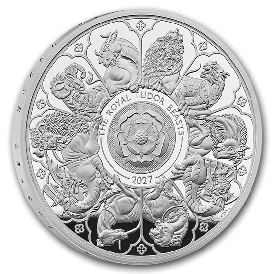 2027 GB Royal Tudor Beasts The Completer 1 oz Silver Proof Coin