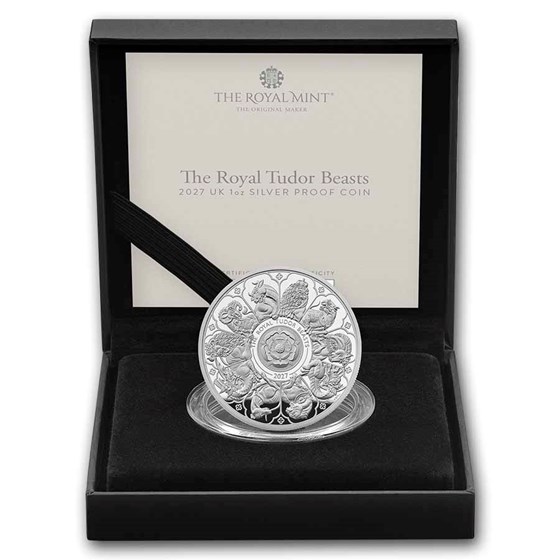 2027 GB Royal Tudor Beasts The Completer 1 oz Silver Proof Coin