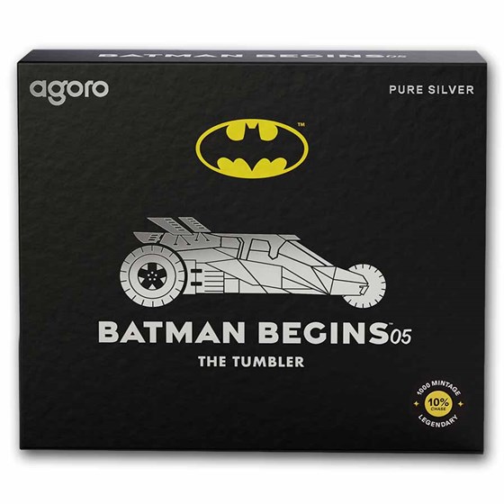 2026 Niue 1/2 oz Silver $2 DC Batman Begins: The Tumbler