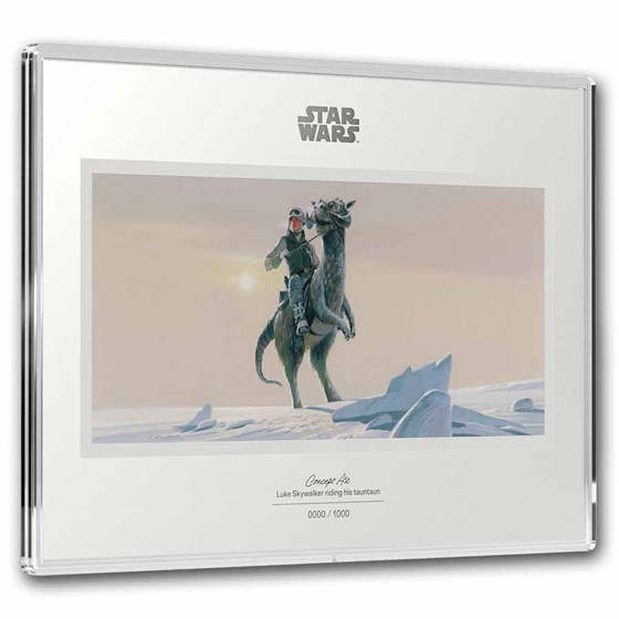 2026 Niue 20g Silver $2 Star Wars: Luke Riding His Tauntaun Foil