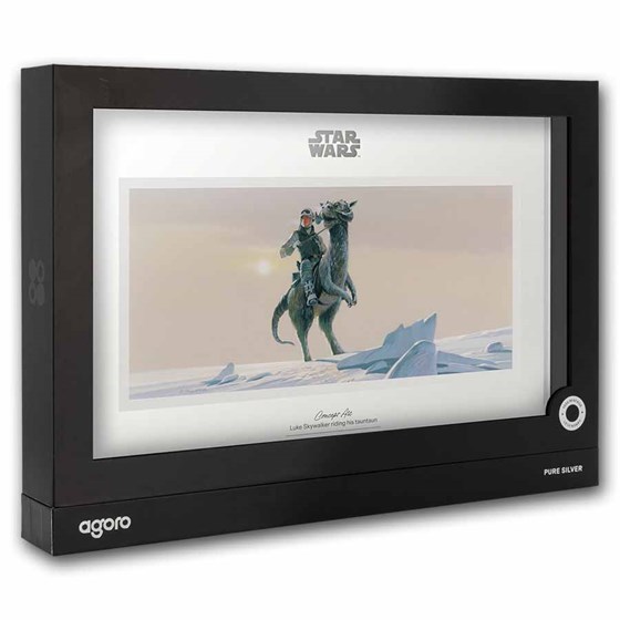 2026 Niue 20g Silver $2 Star Wars: Luke Riding His Tauntaun Foil